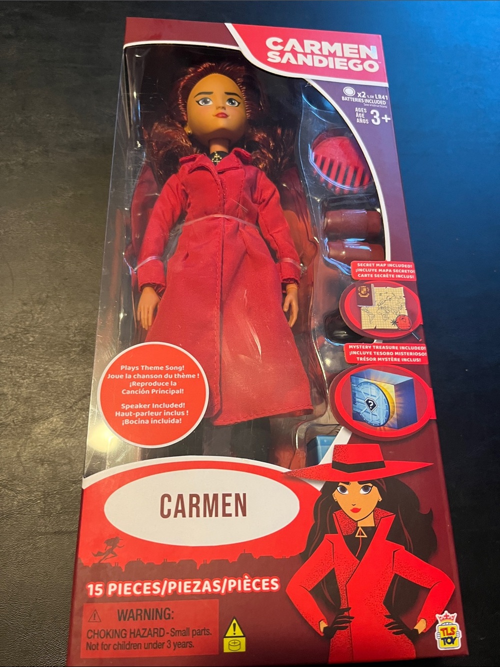 Where in the World Is Carmen Sandiego 12” Doll with 15 pieces